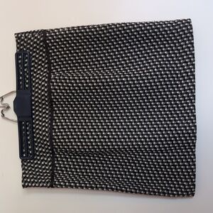 Ann Taylor Loft Tweed Hounds Tooth Skirt Lined Sz 6 Office Work Preppy Academia